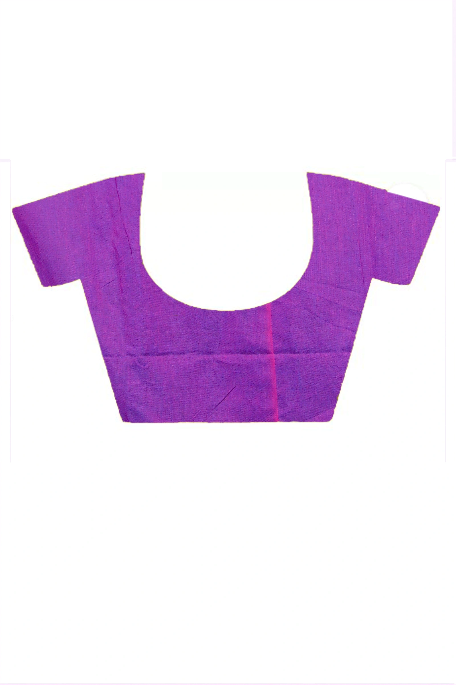 Purple Pure Cotton Parama Embroidery Handloom saree (282)